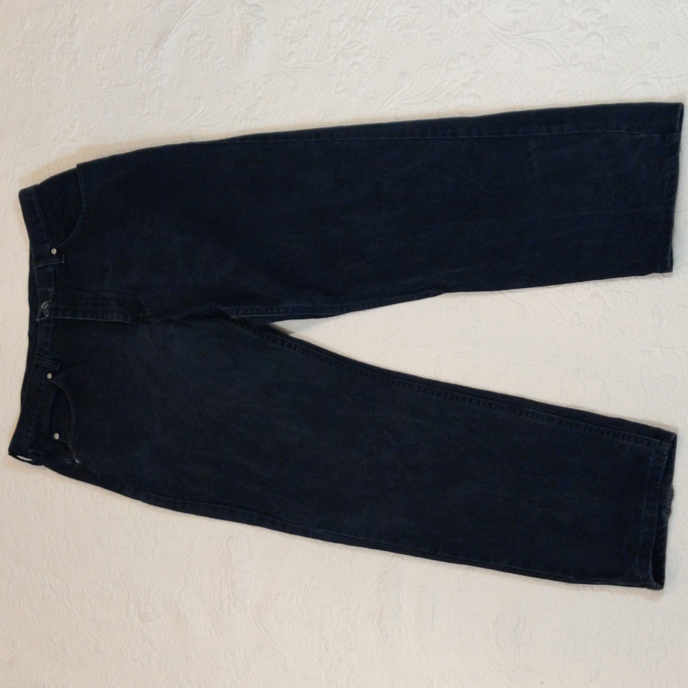 Wrangler Black Straight Leg Jeans
